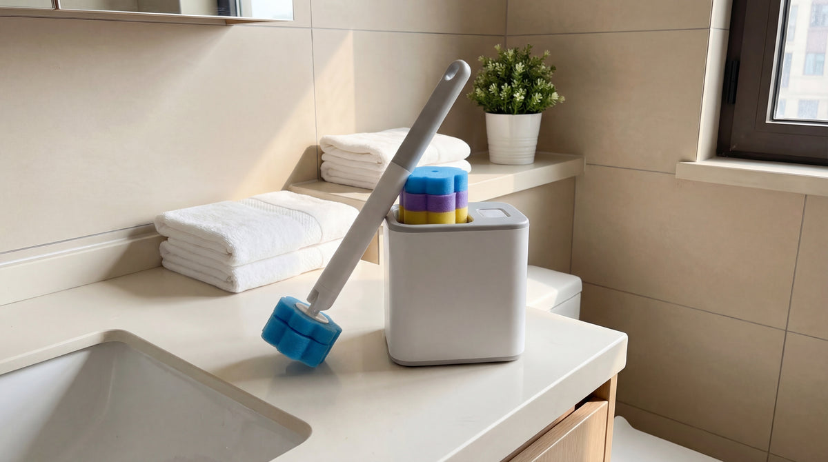 Zestaw Szczotek Toaletowych z Wymiennymi Głowicami